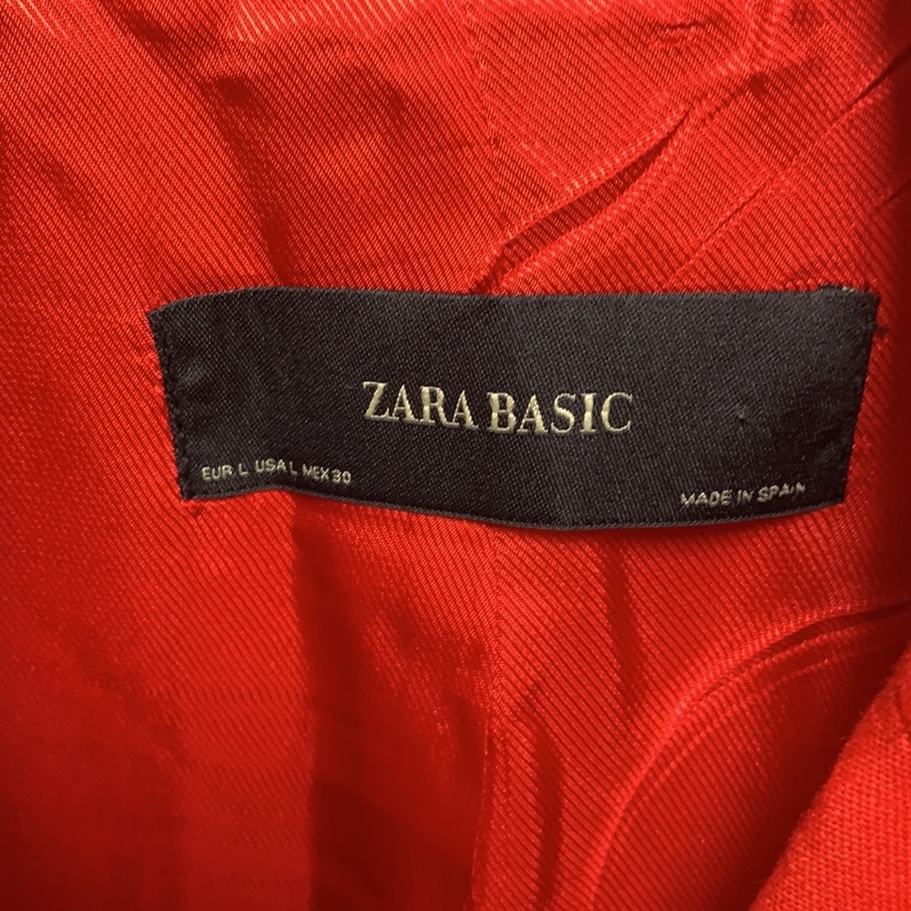 Zara Basic Red Blazer - image 3